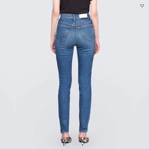 Redone high rise skinny jeans